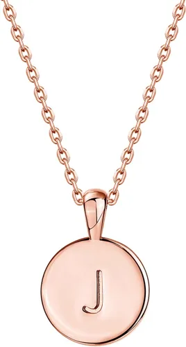 Vista 64 de PAVOI - Collar con dije de letra inicial chapado en oro de 14 quilates para mujer Collar con inicial alfabética de oro