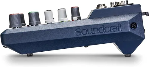 Vista 5 de Soundcraft Notepad-5 Consola mezcladora analógica de formato pequeño con E/S USB, mezclador de 5 canales