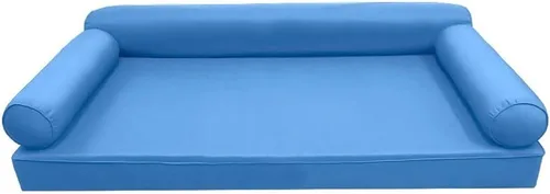 Vista 2 de * Solo funda*-Estilo 6 fundas de almohada para colchón de sofá cama al aire libre con ribete de tubería tamaño Queen - AD102
