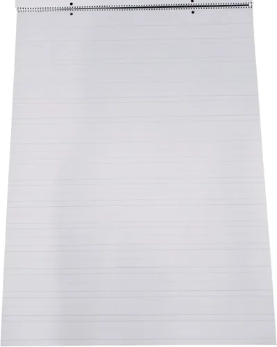 Vista 3 de School Smart Skip-A-Line - Tableta de 1 1 / 2 pulgadas con medida de regla - 24 x 32 pulgadas, tabla con 25 hojas