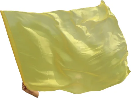 Vista 16 de Winged Sirenny Banderas flexibles de alabanza porfética de adoración de danza, serpentina rectangular de 50 pulgadas (luna azul)