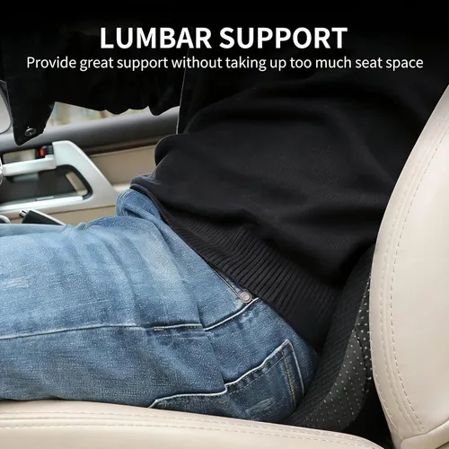 Vista 4 de Livtribe Cojín para asiento de automóvil, almohadilla de espuma viscoelástica para asiento de automóvil, alivio del dolor de ciática y espalda baja