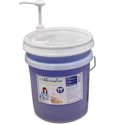 Mild Fresh Scent Ultra Concentrated HE - Detergente líquido para ropa, 640 onzas líquidas, cubo de 5 galones con bomba dispensadora (aproximadamente