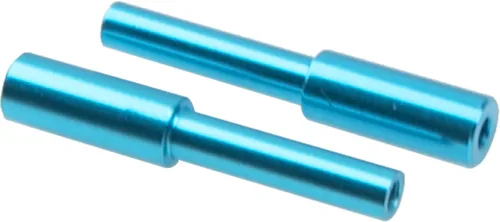 Vista 3 de ShareGoo - Kit de nudillos de dirección de aleación de aluminio compatible con Tamiya TT01 TT-01 1/10 RC Drift piezas de actualización de coche