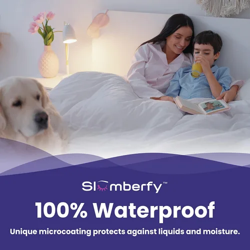 Vista 5 de Slumberfy - Protector de colchón de enfriamiento impermeable