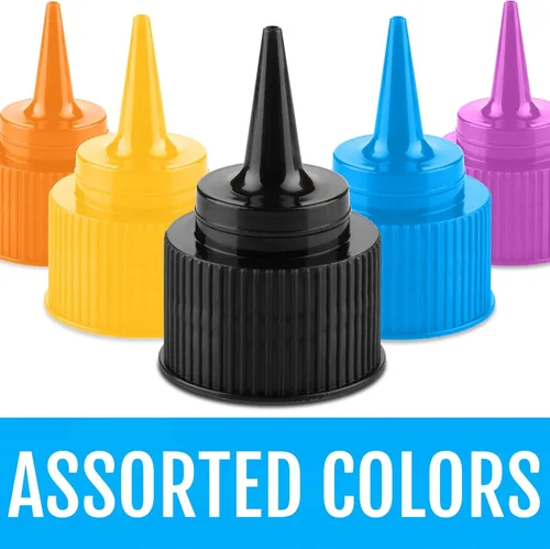 Vista 3 de Free Hand Writer Bottles – 6 botellas pequeñas fáciles de apretar – 3 de cada una (1 y 2 onzas) – Cortadores de galletas, decoración de pasteles