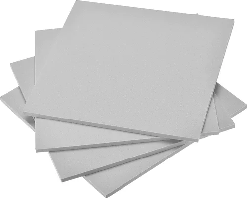 uxcell Hojas de espuma EVA gris de 10 x 10 pulgadas, 0.276 in de grosor para manualidades y proyectos de bricolaje, 4 unidades