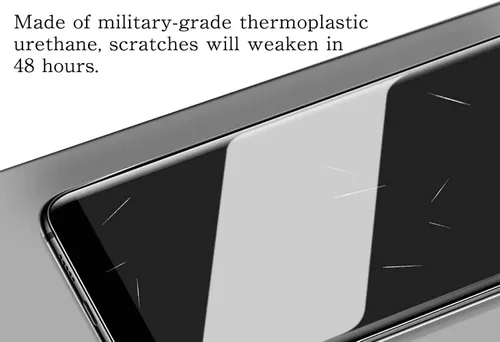 Vista 5 de Synvy Paquete de 3 Protector de pantalla, compatible con PSP E-1000 E1000 Protectores de película de TPU vidrio no templado