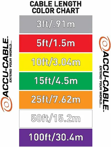 Vista 4 de Cable Accu de 10 pies y 3 pines verdadero cable dmx clasificado a 110 ohmios de extremo a extremo para garantizar que no haya caída de señal