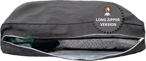 Vista 51 de Molly Mutt Pequeña Funda para Cama de Perro, Amarillo por la Mañana, Verde Oliva y Azul Claro