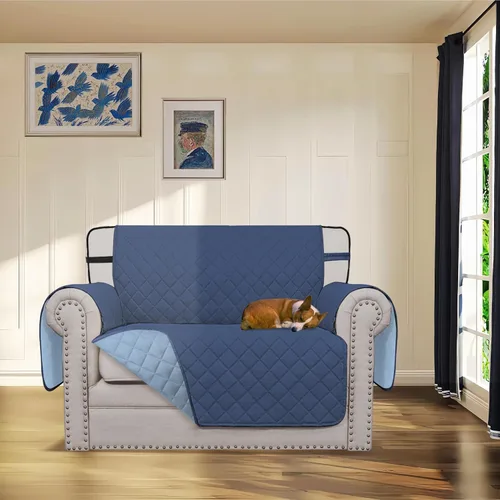 Vista 45 de Easy-Going - Funda reversible para sofá reclinable, resistente al agua, protector de muebles con correas elásticas, para mascotas y niños