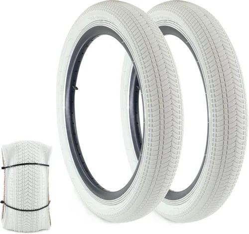 Vista 9 de Neumático de bicicleta de 14, 16, 20, 24, 26 x 2.125, paquete de 2 neumáticos de bicicleta para niños, neumáticos de repuesto plegables