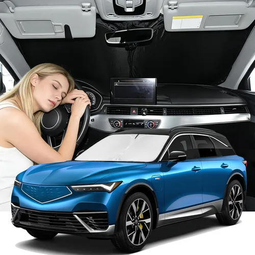 Vista 108 de para Dodge RAM 1500 2019-2024 2025 2026 Parasol Parasol para Parabrisas Cubierta - 4 Capas Parasol para Ventana Delantera para RAM1500 2Puertas