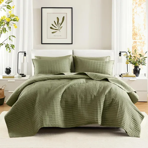 Vista 44 de Comfort Spaces Juego de Edredón Tamaño Individual Moderno Reversible con Diamantes Cubrecama Juego de Ropa de Cama Individual Acogedora Capa