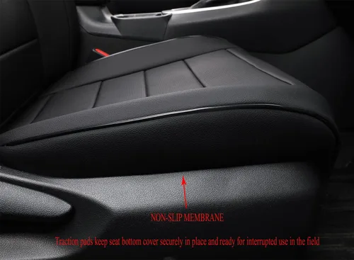 Vista 2 de EKR - Fundas de asiento para Toyota Corolla S y SE Sedan 2014–2019, juego completo de ajuste personalizado, fundas de cuero impermeables con cojines
