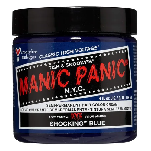 Vista 9 de MANIC PANIC Classic Lie Locks - Tinte semipermanente para el cabello, tinte de cabello morado índigo medio para mujeres y hombres que dura de 4 a 6