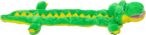 Vista 9 de Outward Hound Squeaker Matz - Juguete de peluche para perro, caimán, tamaño S
