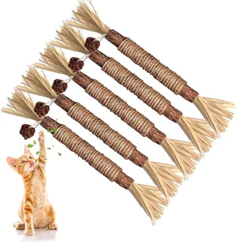 Vista 8 de GBSYU Silvervine - Paquete de 1 juguete para gatos de interior, juguetes masticables para gatos de interior, juguetes masticables para masticadores