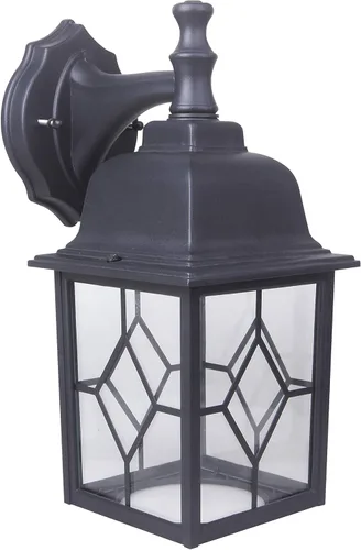 Lit-Path Lámpara de pared con luz de diodo emisor de luz (LED) para exteriores. Iluminación para el porche de 11 vatios (equivalente a 100 vatios),