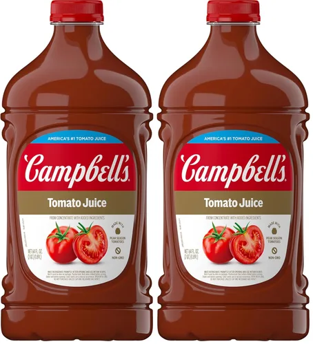 Vista 9 de Campbell's Jugo de tomate 100% bajo en sodio, botella de 64 onzas líquidas (paquete de 6)