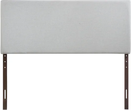 Vista 9 de Modway Region - Cabecera tapizada de tela de lino en color marfil