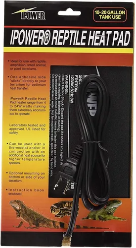 Vista 14 de iPower Almohadilla térmica de reptiles de 4 x 7 pulgadas y termostato digital de calor para mascotas anfibias