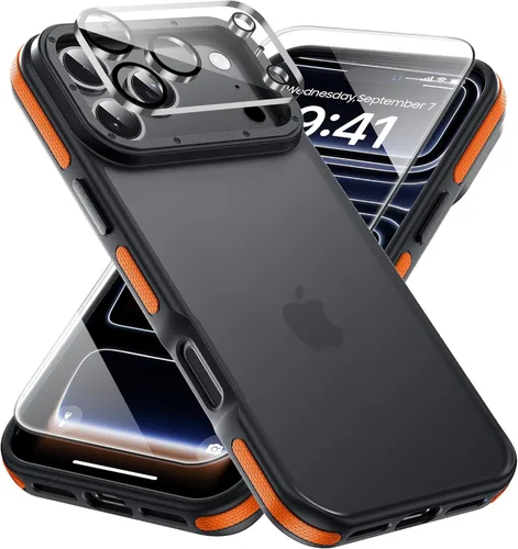 Vista 27 de Yriklso 3 en 1 Funda Magnética Fuerte para iPhone Air, 1X Protector de Pantalla + 1X Protector de Lente de Cámara, Cubierta Protectora a Prueba