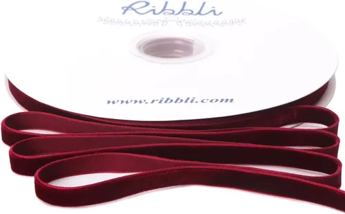 Vista 41 de Ribbli - Cinta de terciopelo marrón de 1 pulgada, carrete continuo de 25 yardas - Cinta navideña marrón para envoltorios de regalo, manualidades