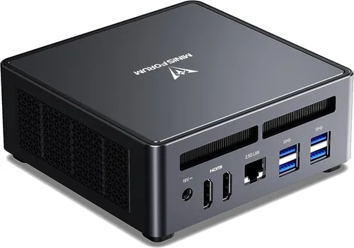 MINISFORUM Venus UM790 Pro Mini PC AMD Ryzen 9 7940HS hasta 5.2 GHz, Barebone con AMD Radeon 780M, 4X USB3.2, 2X USB4, 2xHDMI 2.1, 2X PCIe4.0, Wi-Fi