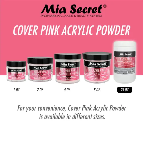 Vista 6 de Mia Secret Polvo acrílico rosa Cover - 1.5 lbs.