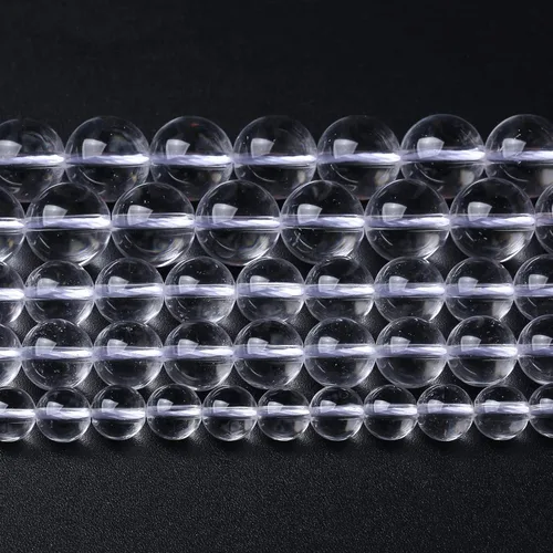 Vista 41 de 4MM 86 piezas Cuentas sueltas de piedra natural de amazonita calcedonia para hacer joyería DIY Pulsera Collar 1 hebra