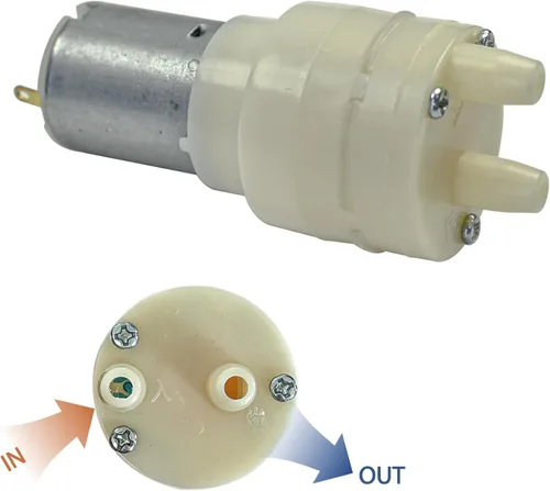 Vista 4 de CHANCS Micro 280 Bomba de diafragma autocebante DC 3V 6V Bomba de succión de grado alimenticio Agua para estufa de té electromagnética