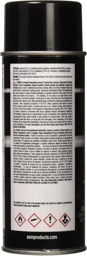 Vista 3 de SEM 39063 Aerosol negro con ribete brillante, 12 onzas