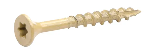 Vista 15 de Tornillos para cubierta #8 x 1-1/2 Pulgadas, Tornillos de madera para exterior, Cabeza de transmisión Torx plana, Rosca parcial, Acero de carbono