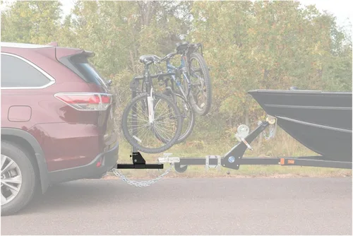 Vista 6 de CURT 18008 Soporte de bicicleta remolcable, se adapta al receptor de 2 pulgadas, 2,000 libras GTW
