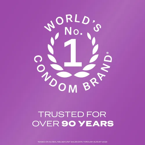 Vista 9 de Durex - Paquete Adventure de condones, lisos y estriados, a granel, preservativos de látex de ajuste regular