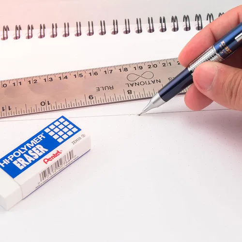Vista 7 de Pentel Sharp Kerry - Portaminas (0.028 in), barril negro, 1 lápiz (P1037A)