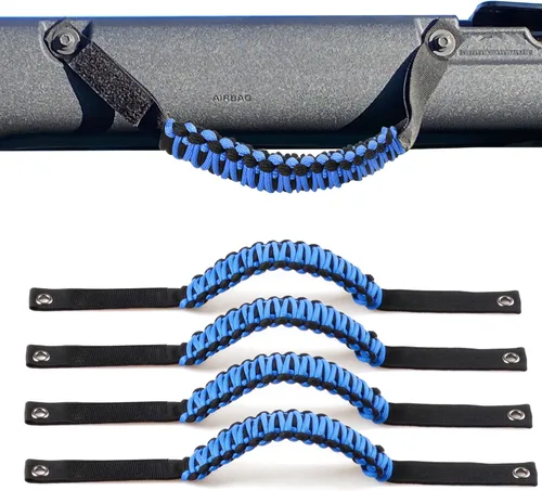 Vista 17 de Asas de agarre de barra antivuelco para Ford Bronco 2021 2022 2023 2024 2025 2 accesorios de 2 puertas y 4 puertas, mango de agarre de paracaídas