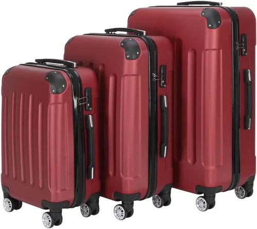 Vista 26 de Juego de equipaje de 3 piezas – Maletas con ruedas giratorias multidireccionales – Bolsa de viaje Maleta ABS con bloqueo TSA – Maletas de carcasa