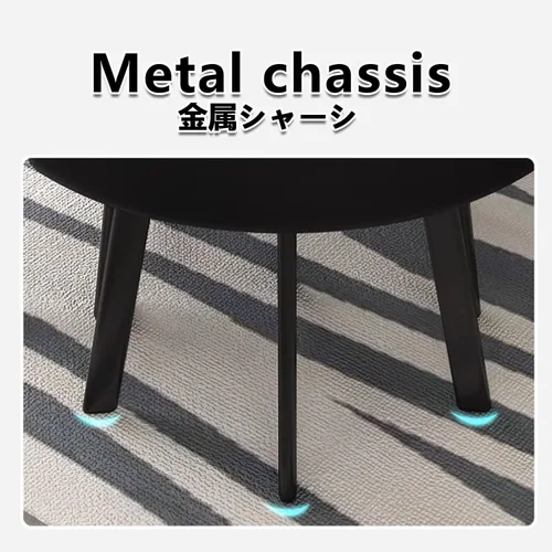 Vista 5 de Juego de mesa redonda de conferencias y sillas de comedor y sillas redondas, mesa de cocina moderna, ahorro de espacio y fácil de limpiar para cenar