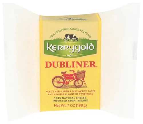 Kerrygold Dubliner Pergamino, quesos cheddar envasados, 7 onzas.