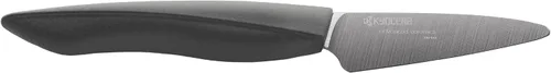 Vista 11 de Kyocera Innovation Series - Cuchillo de corte de cerámica de 5 pulgadas, con mango ergonómico suave al tacto, hoja negra, mango negro