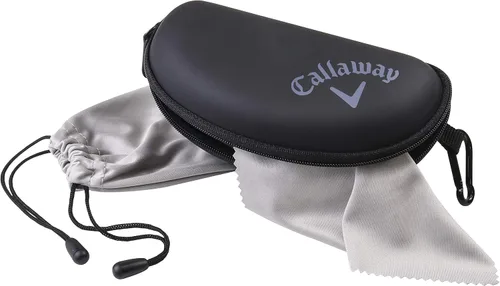 Vista 3 de Callaway Gafas de sol Atlas Golf para hombre, color negro con lente azul