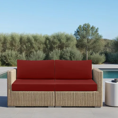 Vista 160 de idee-home Cojines impermeables para asiento de exteriores, para muebles de patio, cojines de repuesto para asiento profundo Hampton Bay