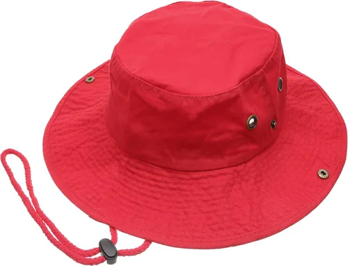 Vista 11 de Sombrero de cubeta para verano, para exteriores, para pescar, de safari, de caza, con correa ajustable