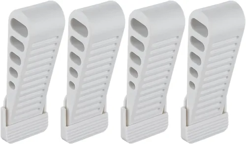 Vista 13 de JQK DSB61-GY-P2 - Paquete de 2 topes de puerta de goma termoplástica suave de alta calidad para la parte inferior de puerta resistente en azulejos