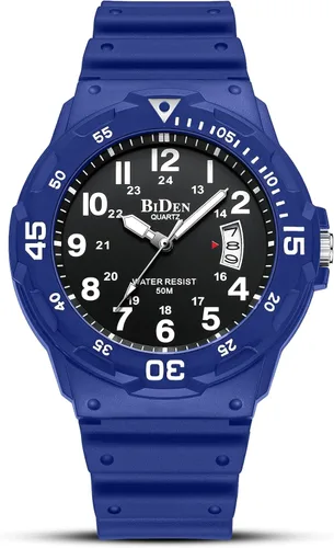 Vista 7 de LN LENQIN Reloj de cuarzo analógico impermeable para hombre, de acero inoxidable, con fecha, luminoso, a la moda