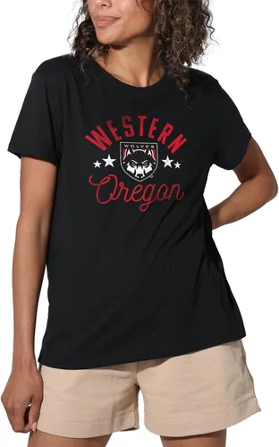 Vista 162 de Colección oficial de camisetas sueltas para mujer, color negro Bob Jones Bruins