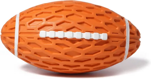 Juguetes para perros, juguetes chirriantes para mascotas, fútbol flotante de goma, interactivos y de entrenamiento, juguetes masticables duraderos