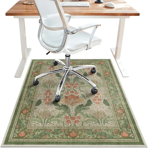 Vista 24 de Tapete para silla de oficina de 30 x 48 pulgadas para suelo de baldosas de madera dura, protector de alfombra debajo del escritorio para silla